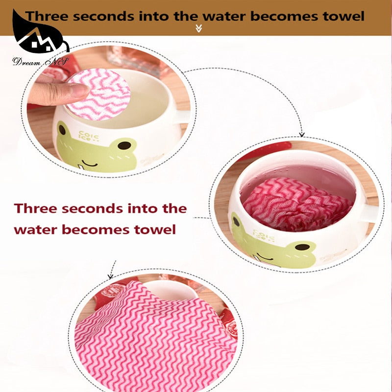 10pcs Compressed Magic Towel