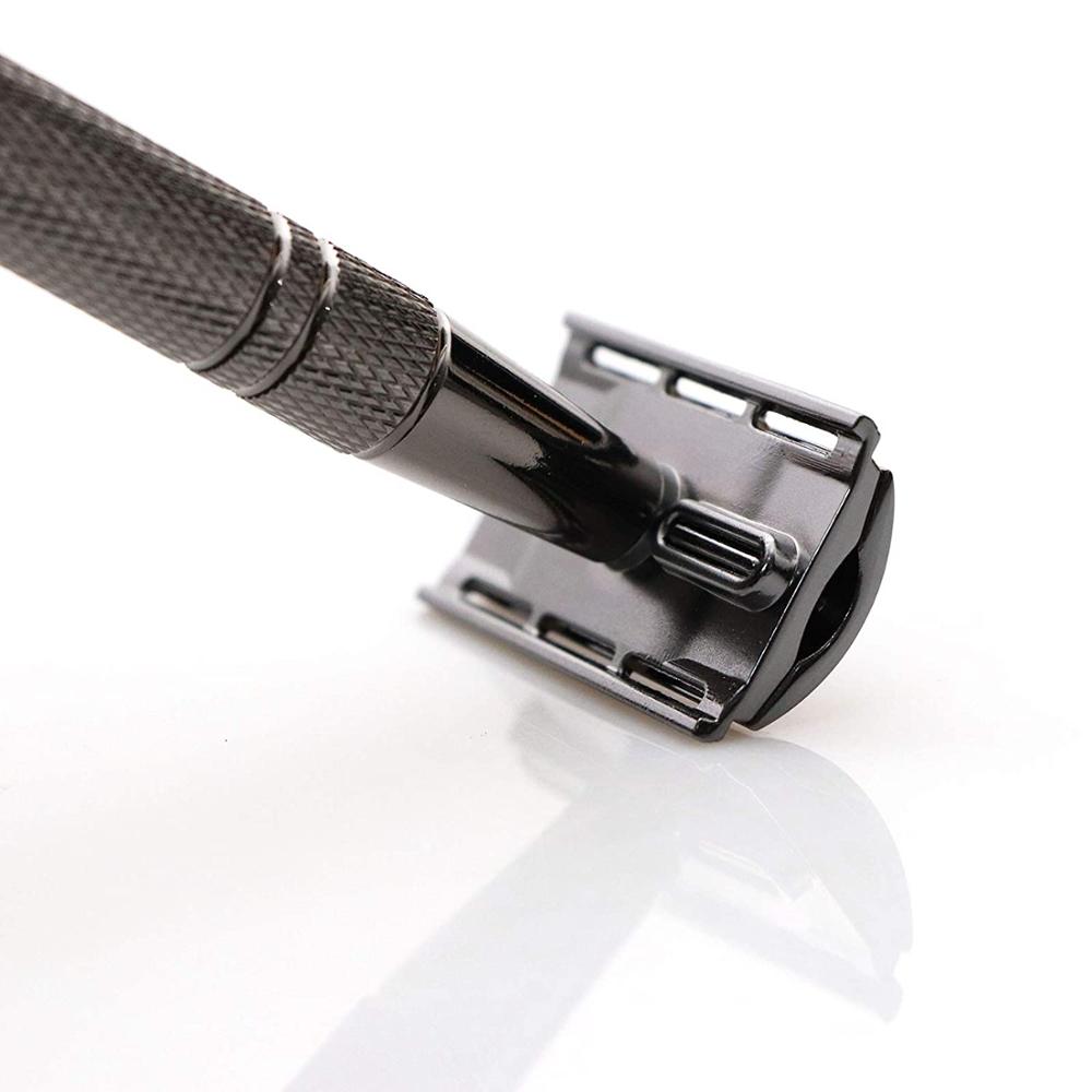 Double Edge Safety Razor With 10 Blades