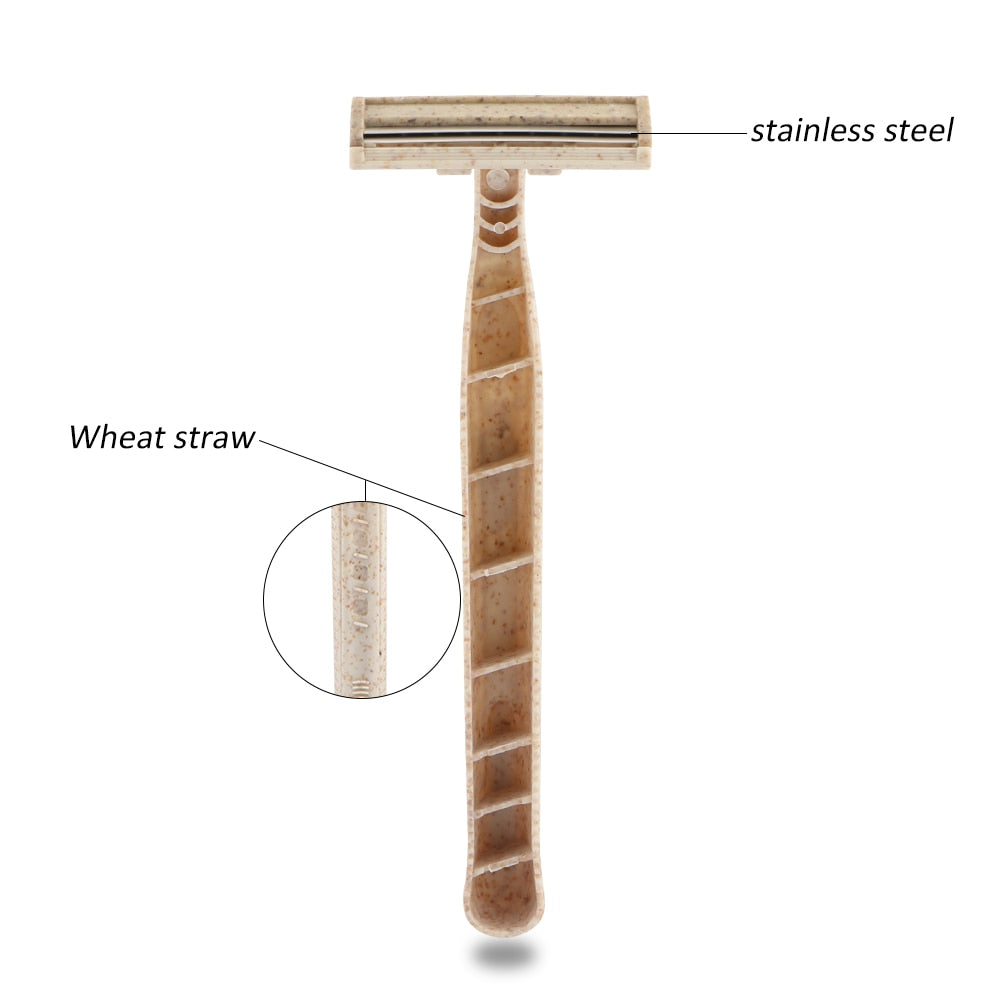 Wheat Straw Disposable Razors