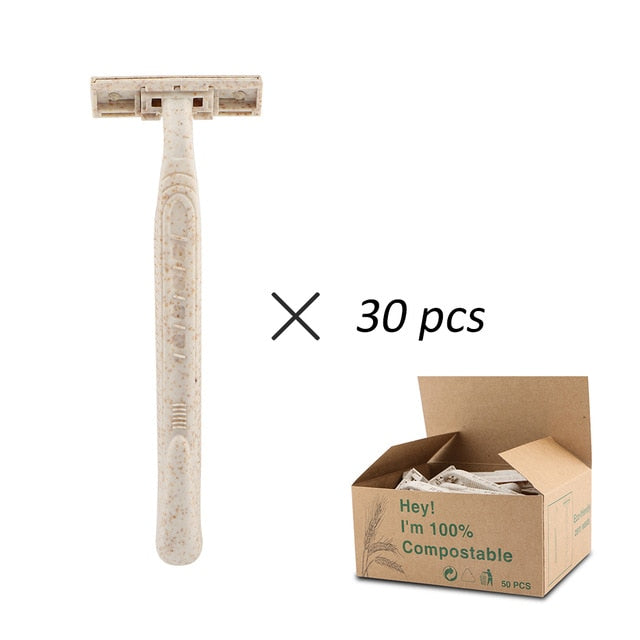 Wheat Straw Disposable Razors