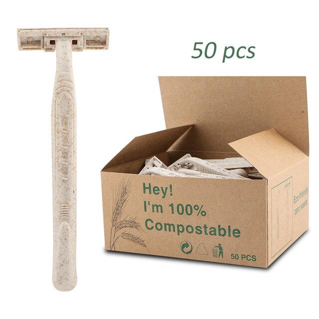 Wheat Straw Disposable Razors