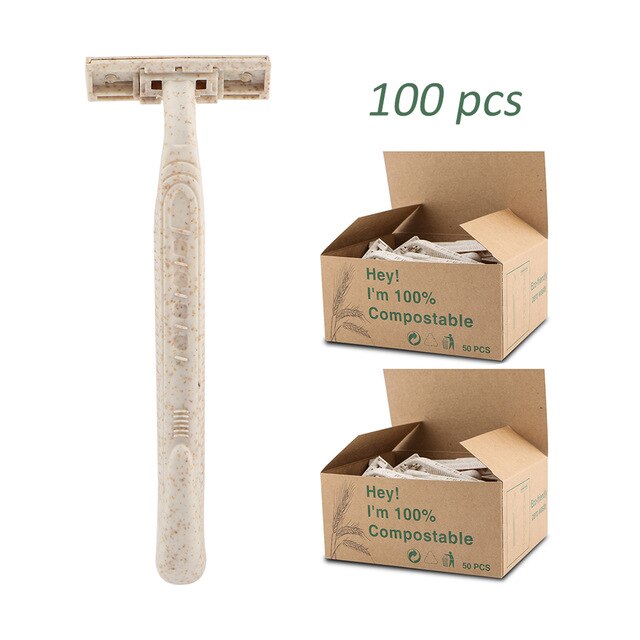 Wheat Straw Disposable Razors