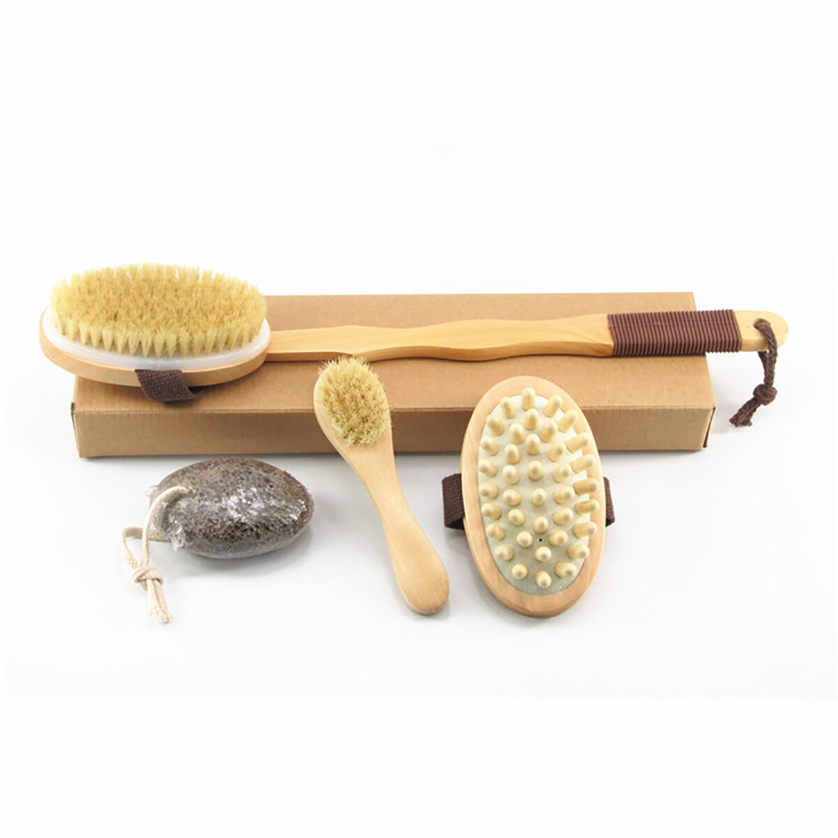 4PCS Exfoliation and Massage Set